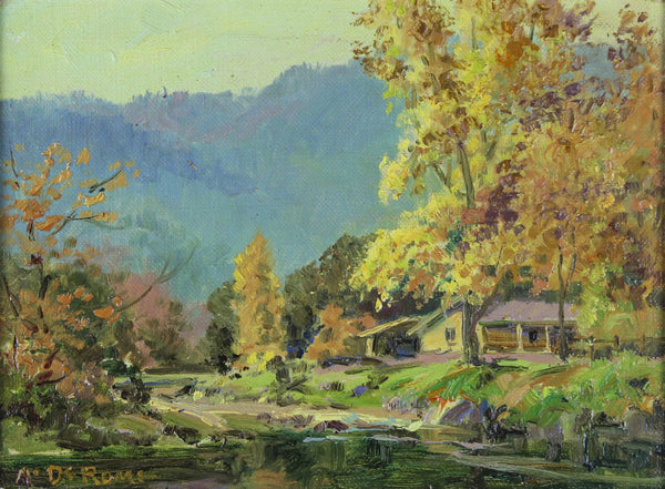 Albert DeRome - Ranch By A Mountain Lake