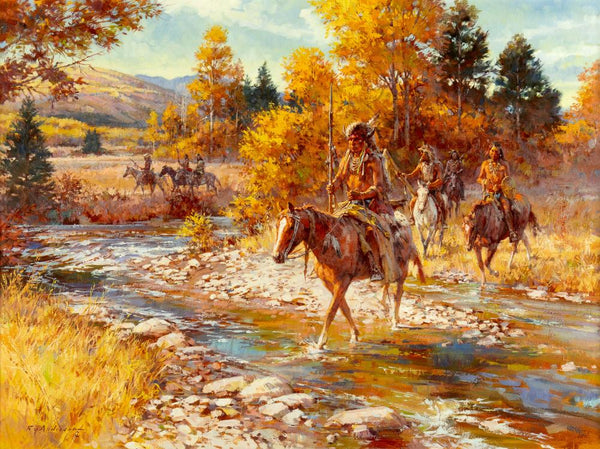 Roy Andersen — Like Wind in the Trees, Oil on Canvas (30 × 40)