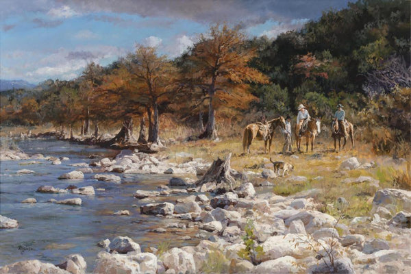 James Robinson — Five Minute Break, Oil on Canvas