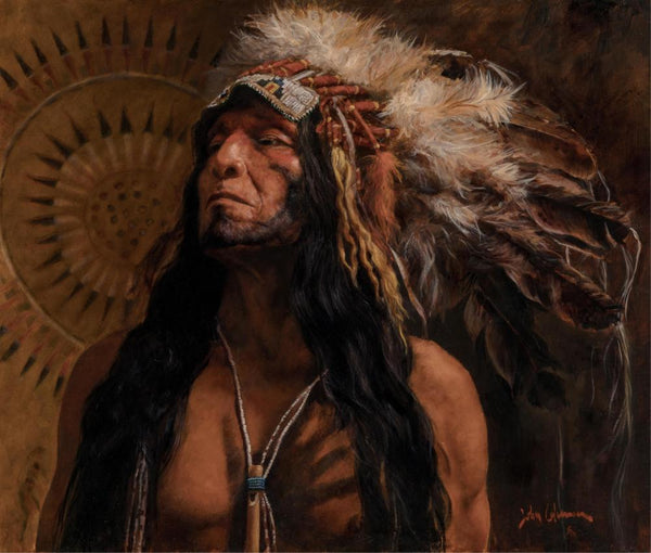 John Coleman — Leader of Men, Oil on Canvas