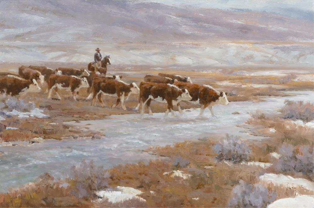 Jim Rey — On Guard Oil Painting | Maya Gallery